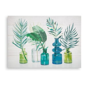 Nástenný obraz Art for the home Tropical Palm Bottles, 70 x 50 cm
