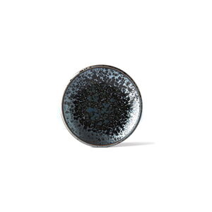 Čierny keramický tanier MIJ Black Pearl, ø 20 cm