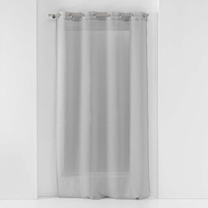 Sivá záclona 140x280 cm Sandra – douceur d'intérieur