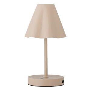Béžová LED stolová lampa so stmievačom s kovovým tienidlom (výška  28 cm) Lianna – Bloomingville