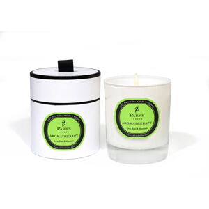 Sviečka s vôňou limetky, bazalky a mandarínky Parks Candles London Aromatherapy, 50 hodín horenia