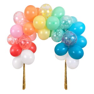 Párty doplnky v súprave 40 ks Rainbow Balloon Arch – Meri Meri