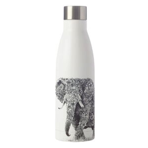 Biela antikoro termo fľaša Maxwell & Williams Marini Ferlazzo Elephant, 500 ml
