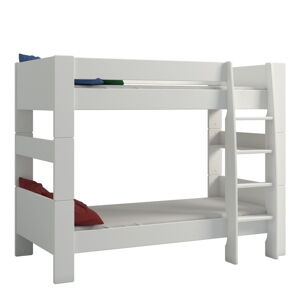 Biela poschodová detská posteľ 90x200 cm Steens for Kids - Tvilum