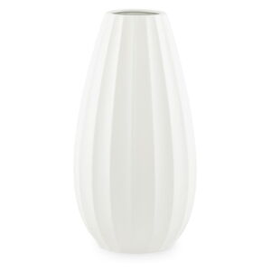 Krémovobiela keramická váza (výška 33,5 cm) Cob – AmeliaHome