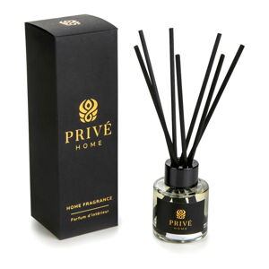 Tyčinkový difuzér Privé Home Black Wood, 50 ml