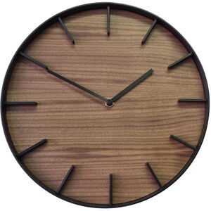 Nástenné hodiny YAMAZAKI RIn Oscuro, ⌀ 27 cm