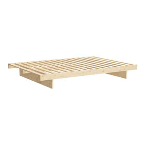 Dvojlôžková posteľ z borovicového dreva Karup Design Kanso, 160 x 200 cm