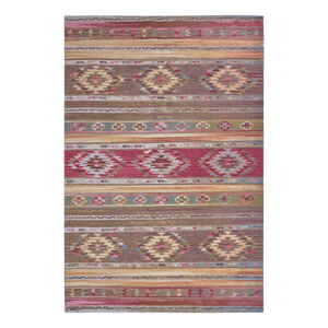 Červeno-hnedý koberec 75x150 cm Neclá – Hanse Home