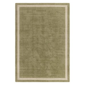 Khaki ručne tkaný vlnený koberec 200x300 cm Albi – Asiatic Carpets