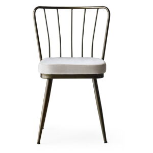 Sivé kovové jedálenské stoličky v súprave 2 ks Yildiz – Kalune Design