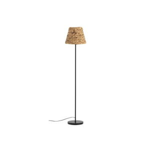 V prírodnej farbe stojacia lampa s tienidlom z juty (výška  153 cm) Isla – Geese