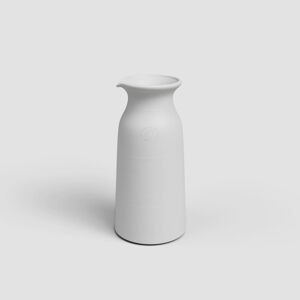 Biela keramická ručne vyrobená váza (výška  30 cm) Bia – Artevasi