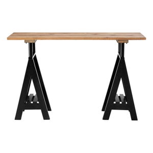 Konzolový stolík s doskou z borovicového dreva v prírodnej farbe 45x130 cm Hampstead – Premier Housewares
