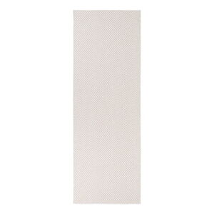 Krémovobiely behúň vhodný do exteriéru Narma Diby, 70 × 150 cm
