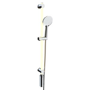 Sprchová súprava v striebornej farbe 94 cm LED – Wenko
