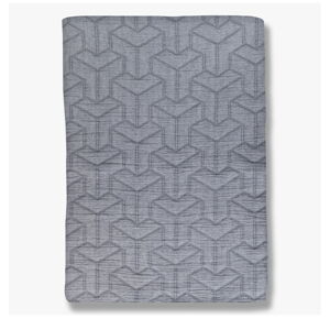 Tmavo šedý prehoz z recyklovanej bavlny na dvojlôžko 220x250 cm Trio - Mette Ditmer Denmark