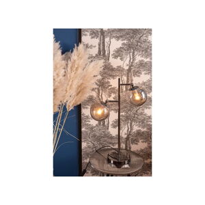 Stolová lampa v striebornej farbe Leitmotiv Shimmer, výška 64 cm