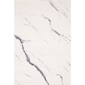 Krémovobiely vlnený koberec 160x240 cm Marble – Agnella