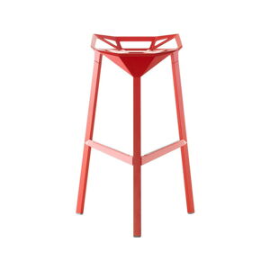 Červená barová stolička Magis Officina, výška 74 cm
