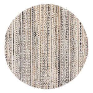 Béžový okrúhly koberec 140x140 cm Camino – Flair Rugs