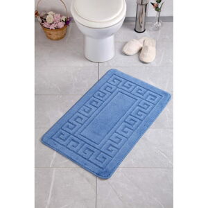 Modrá kúpeľňová predložka 50x70 cm Ethnic – Foutastic