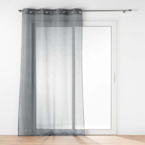 Sivá záclona 140x240 cm Lissea – douceur d'intérieur