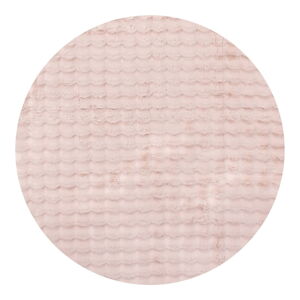 Ružový prateľný okrúhly koberec ø 200 cm Bubble Pink – Mila Home