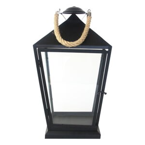 Čierny lampáš Esschert Design Classical, výška 45,6 cm
