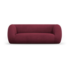 Vínovočervená pohovka z textílie buklé 210 cm Essen – Cosmopolitan Design