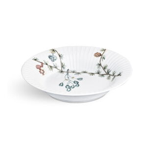 Biely hlboký  porcelánový tanier s vianočným motívom ø 21 cm Hammershøi Christmas – Kähler Design