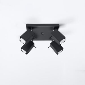 Čierne bodové svietidlo 25x25 cm Toscana – Nice Lamps