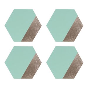 Sada 4 koženkových prestieraní Premier Housowares Jade, 30 × 26 cm