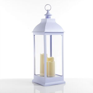 Biely LED lampáš (výška  71 cm) – Tomasucci