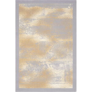 Béžovo-sivý vlnený koberec 133x180 cm Stratus - Agnella
