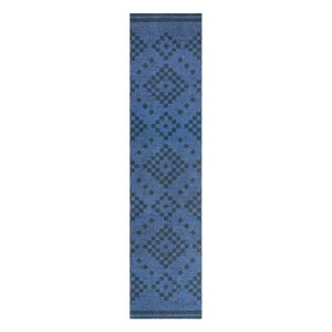 Tmavomodrý prateľný koberec behúň 57x230 cm MATCH EVE – Flair Rugs