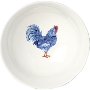 Modrá porcelánová miska ø 15 cm Blue Plumage - IHR