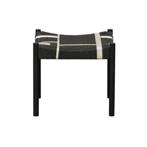 Čierna stolička z mangového dreva Jessy – WOOOD