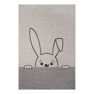 Krémovobiely detský koberec Ragami Bunny, 160 x 230 cm