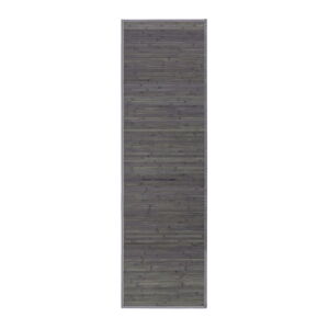 Zelený/sivý bambusový koberec 60x200 cm – Casa Selección