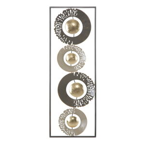 Nástenná kovová dekorácia Mauro Ferretti Ring, 31 × 89,5 cm