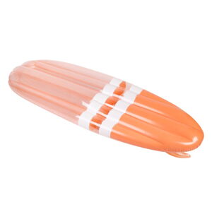 Oranžovo-ružové nafukovacie ležadlo Sunnylife Surfboard