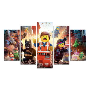 5-dielny obraz Lego
