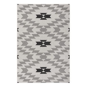 Čierno-biely vonkajší koberec Ragami Geo, 160 x 230 cm