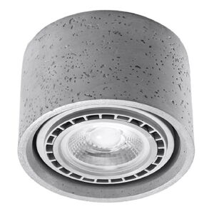 Sivé bodové svietidlo ø 14 cm Spattio - Nice Lamps
