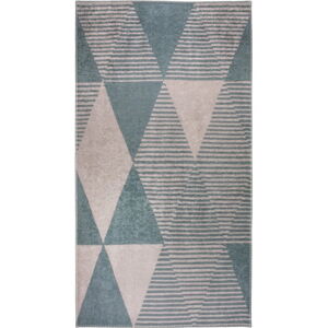 Modrý umývateľný koberec 50x80 cm – Vitaus