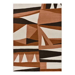 Oranžovo-krémový koberec 135x190 cm Ashley - Universal
