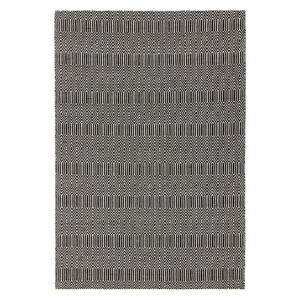 Čierny vlnený koberec 200x300 cm Sloan – Asiatic Carpets