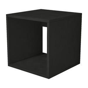 Čierny nočný stolík Biga - Gauge Concept