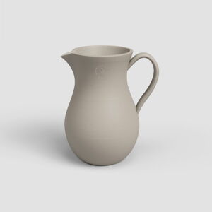 Béžová keramická ručne vyrobená váza (výška  30 cm) Harmonia – Artevasi